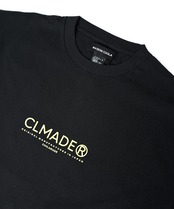 CL MADE メッセージプリントルーズＴシャツ (BLACK)　CQ-49013