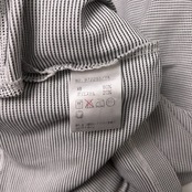 Black&White ブラック&ホワイト 切替デザイン 半袖ポロシャツ M/ホワイト ブラック