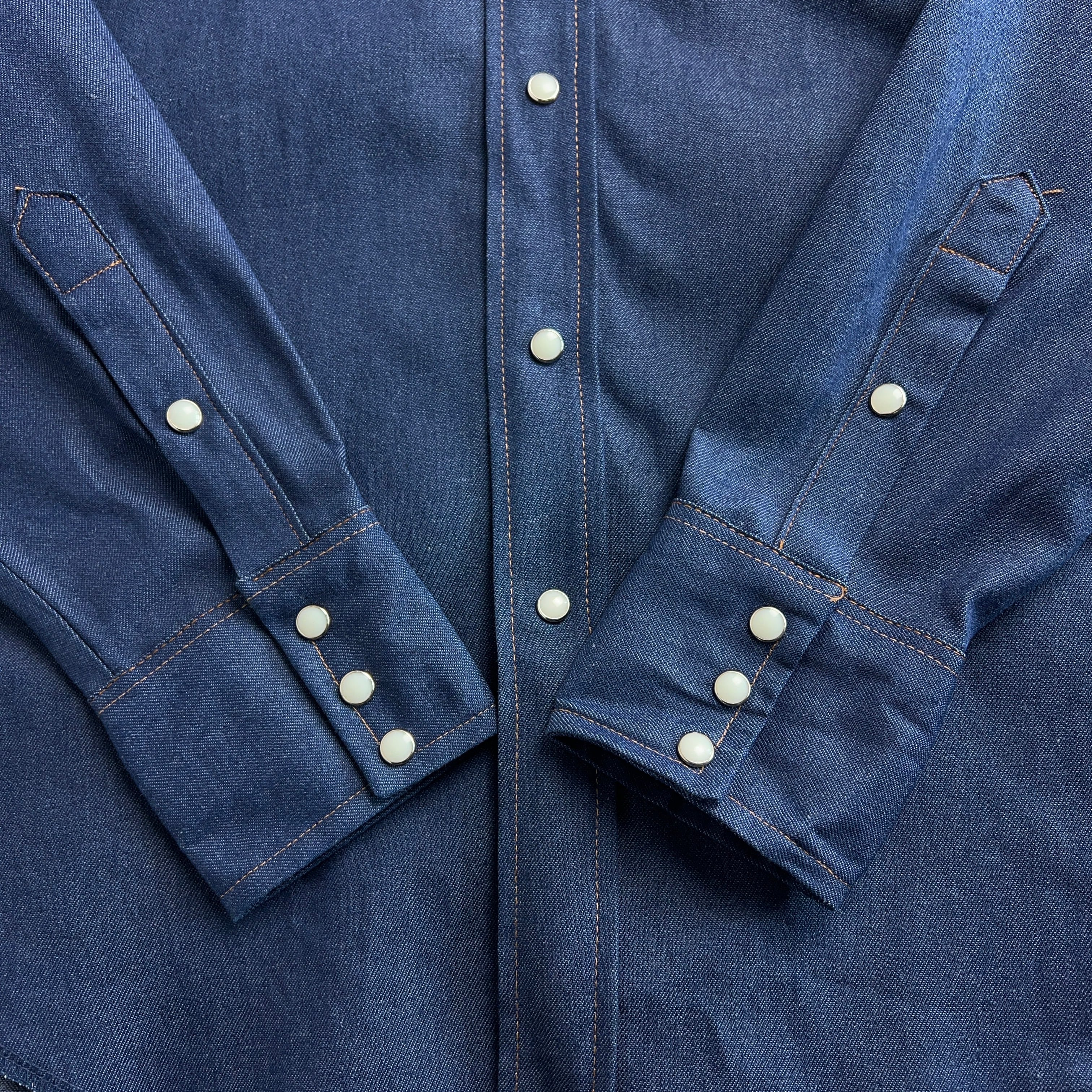 Dead Stock 80's~90's Wrangler 70127MW DENIM WESTERN SHIRT 80年代