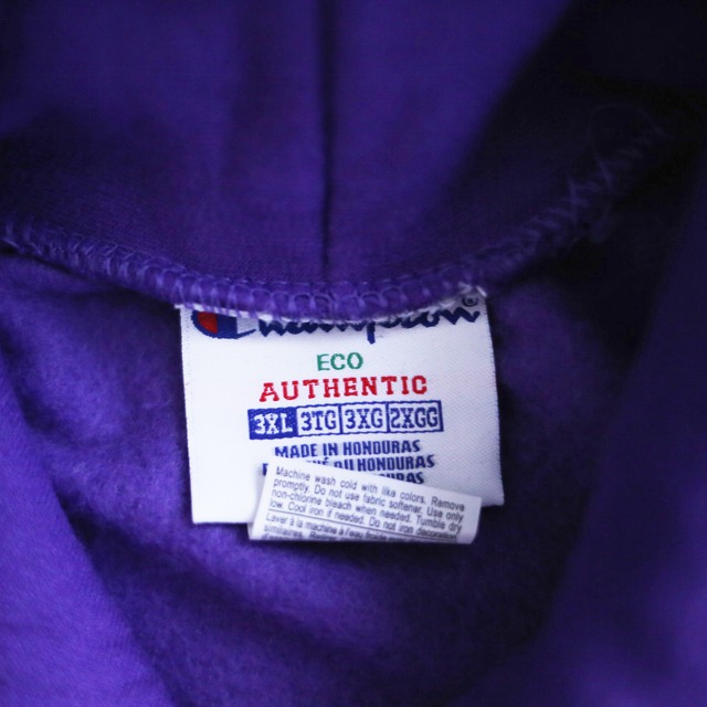 "Champion" violet 3XL over size sweat parka