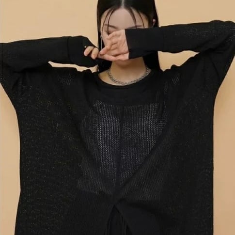 最終割引価格 シアントウキョウ チュールレイヤースリットトップス CYAN TOKYO 】チュールコンビスリットトップス | valance 福井