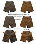 BAGGY CHECK SHORTS/BAGGY SPORTS