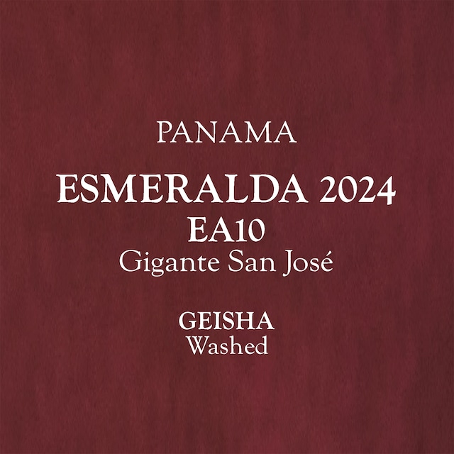【Esmeralda Auction 2024】 EA10 Gigante San José Geisha Washed (15g) 【Esmeralda Auction 2024】 EA10 Gigante San José Geisha Washed (15g)