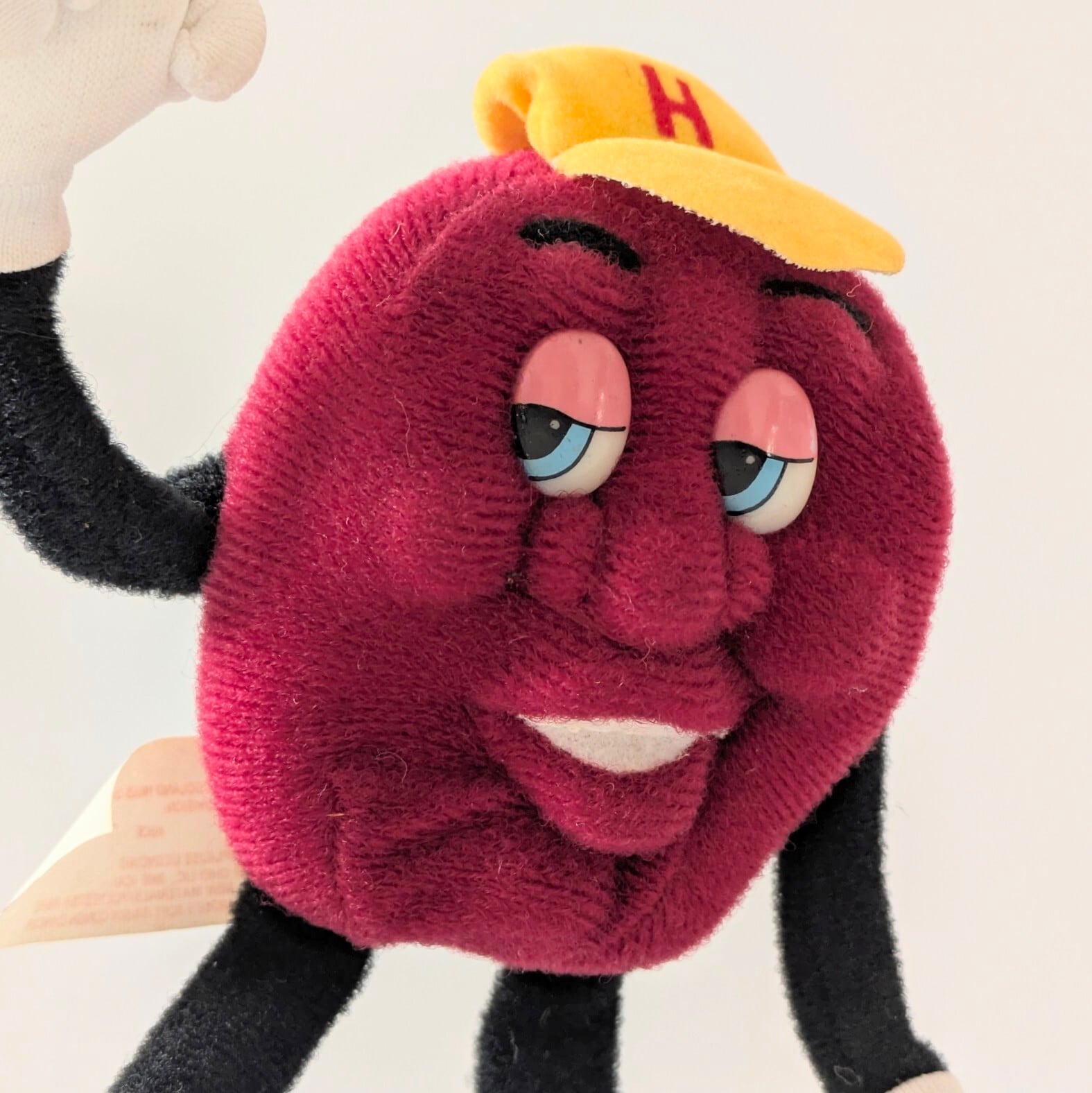 ☆ VINTAGE 1988 ☆ 【 California Raisins（カリフォルニアレーズン） 】 『 HARDEE'S SOFT RAISIN CONGA DANCER 』ベンダブルぬいぐるみ / plush toy / ビンテージトイ 〚アメリカン雑貨 アメトイ〛