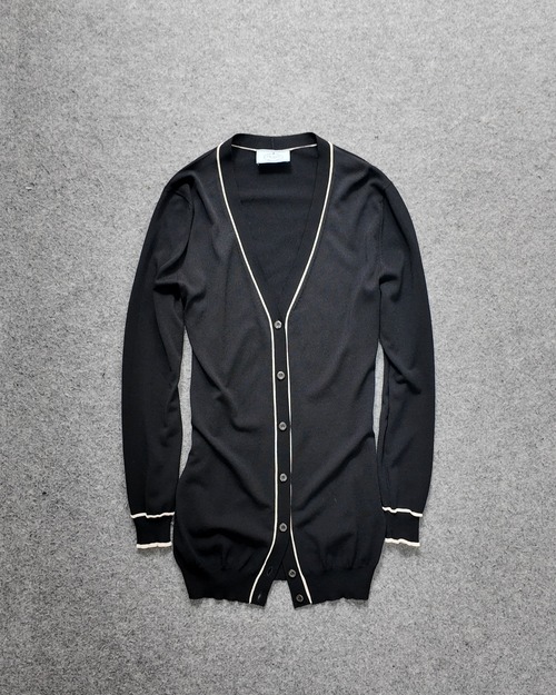 【2014/SS PRADA】piping long cardigan
