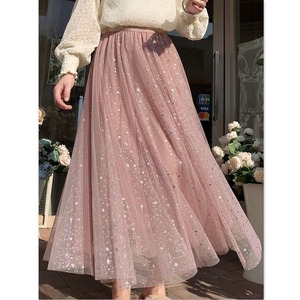 【ワンサイズ】スタースパンコールスカート