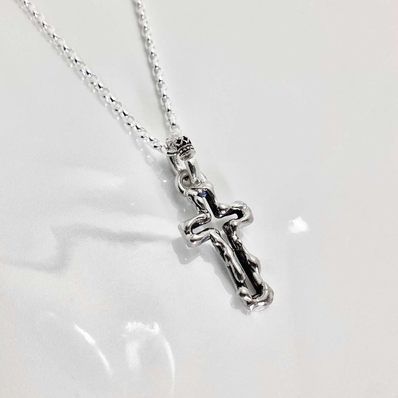 OPEN CROSS #1 NECKLACE / オープンクロス#1ネックレス