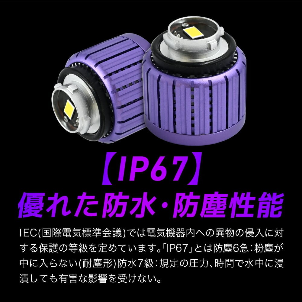 VELENO MORTALE イエロー 11700lm / ホワイト 11000lm LEDフォグランプ