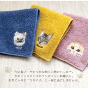 Uchinoko mate にゃんこシリーズ   今治タオル オーガニックコットン