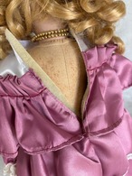 ドール　人形　ビスクドール　ピンクのドレス　日傘　ステイ付き　12otef11-1