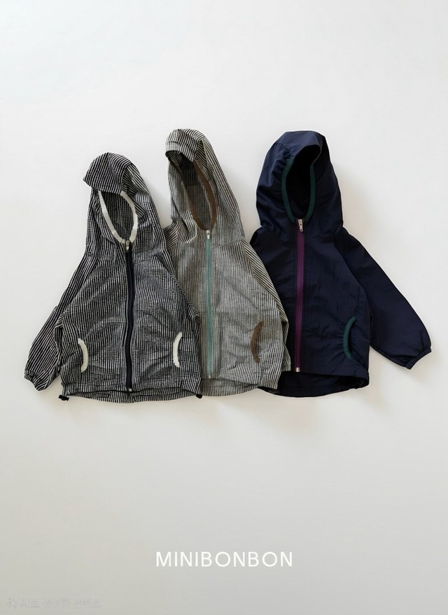 【取寄】minibonbon|duck windbreaker|ダックウィンドブレーカー|XS-JL|kids&jr|26 autumn