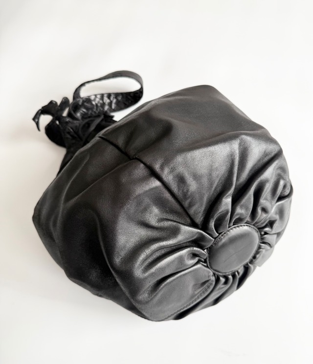 1990s BOTTEGA VENETA LEATHER SHOULDER BAG