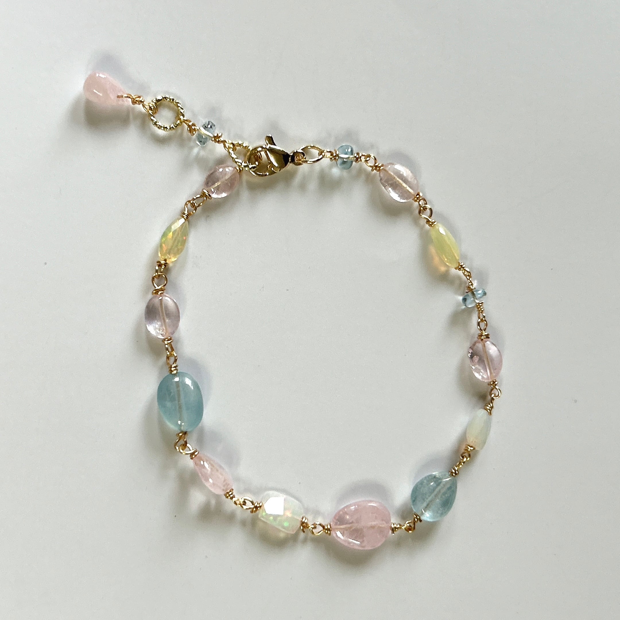 カラフル天然石ブレスレット＜ルチルクォーツ＞ BL-10 | atelier nar