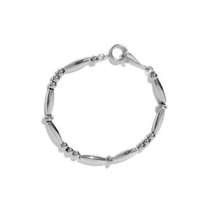 Navajo Beaded Bracelet B&C 【SILVER】