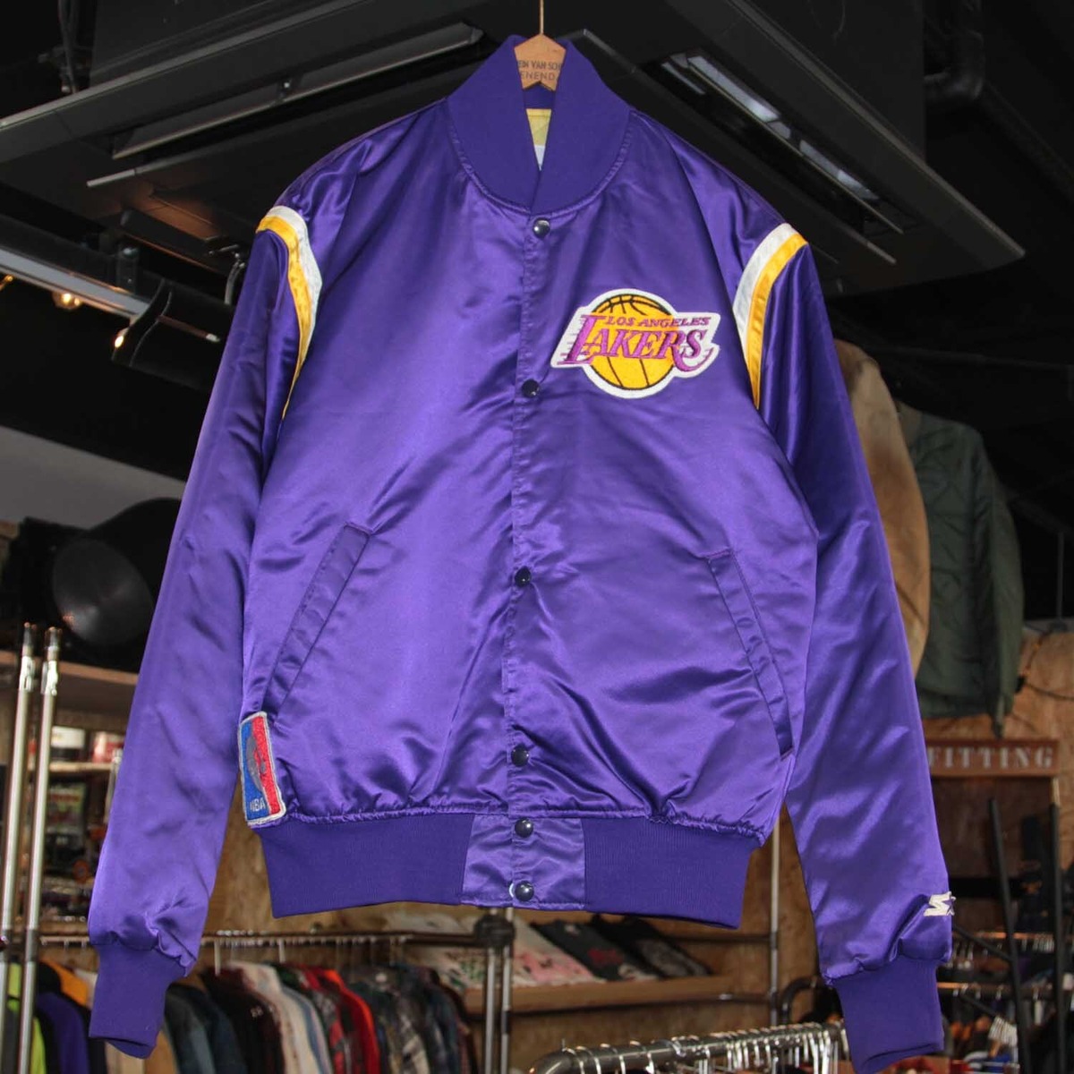 NBA ロサンゼルス・レイカーズ スタジャン XL 90s STARTER made in USA 