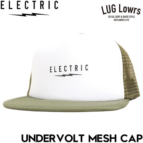 ELECTRIC エレクトリック スナップバック メッシュキャップ 帽子 UNDERVOLT MESH CAP E26SC02 GREEN 日本代理店正規品