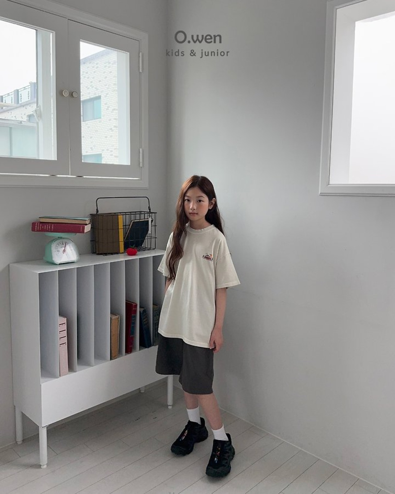 [O.wen] Camping Pigment Short sleeve T-shirt (JS/JM/JL/JXL) / [오웬] 캠핑피그먼트반팔티 (JS/JM/JL/JXL)