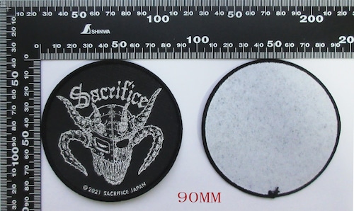 SACRIFICE "Crest Of Black" 刺繍パッチ (丸型)