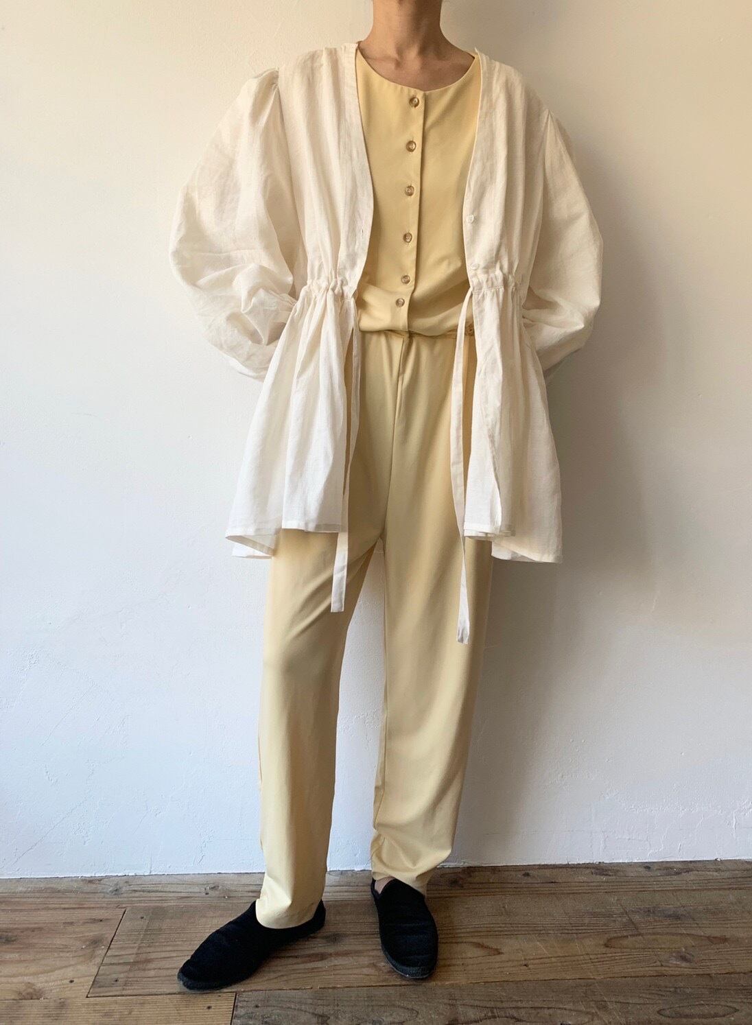 [新品タグあり] papier Jump suit/yellow Jump suit/yellow | papier.official