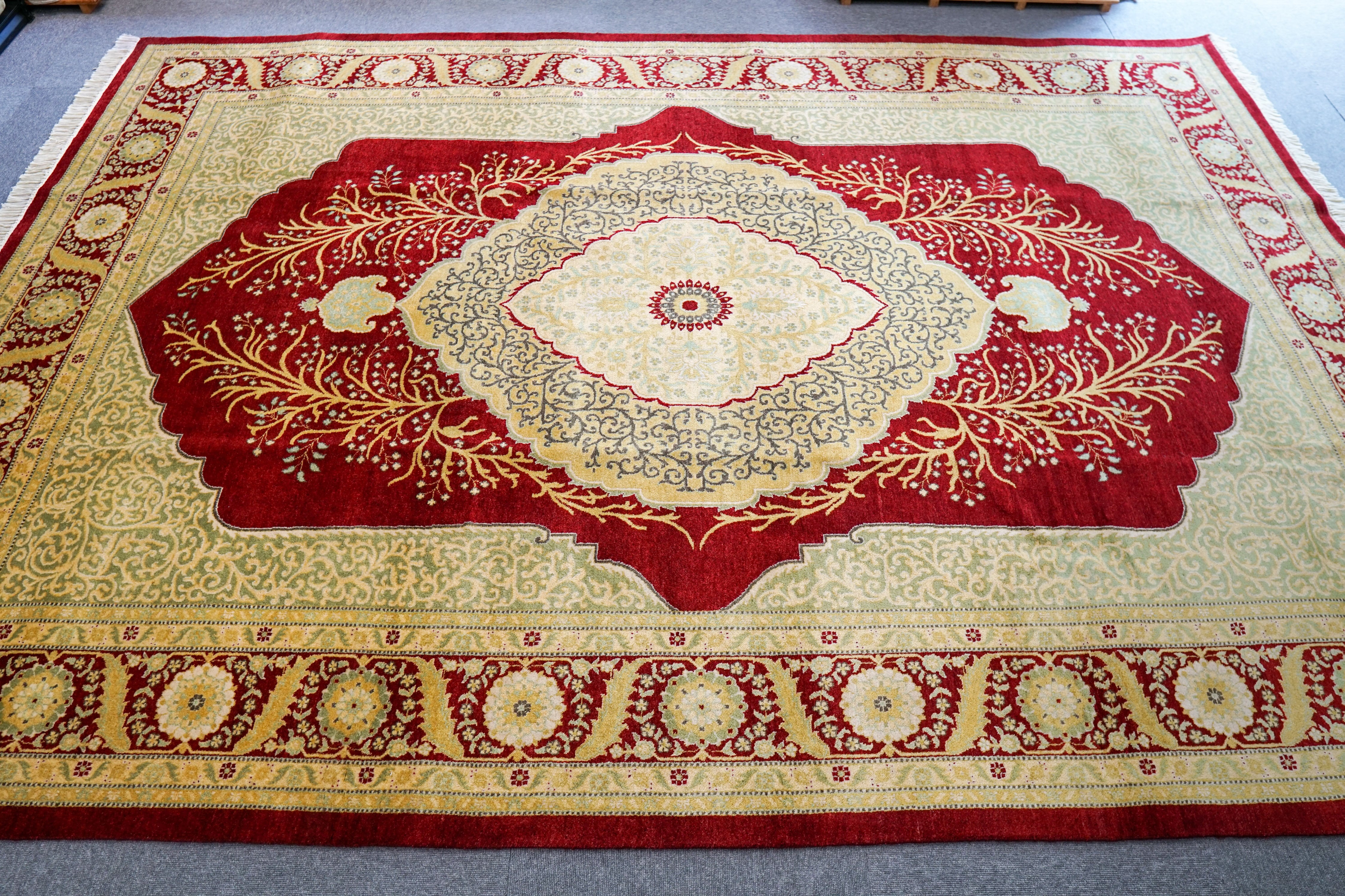 305×215cm 【パキスタン手織り絨毯 ダブルノット】 | Decorworks 305×215cm 【パキスタン手織り絨毯 ダブルノット】 | Decorworks
