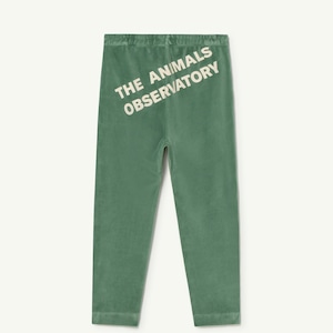 The Animals Observatory / Green Velvet Camaleon Kids Pants