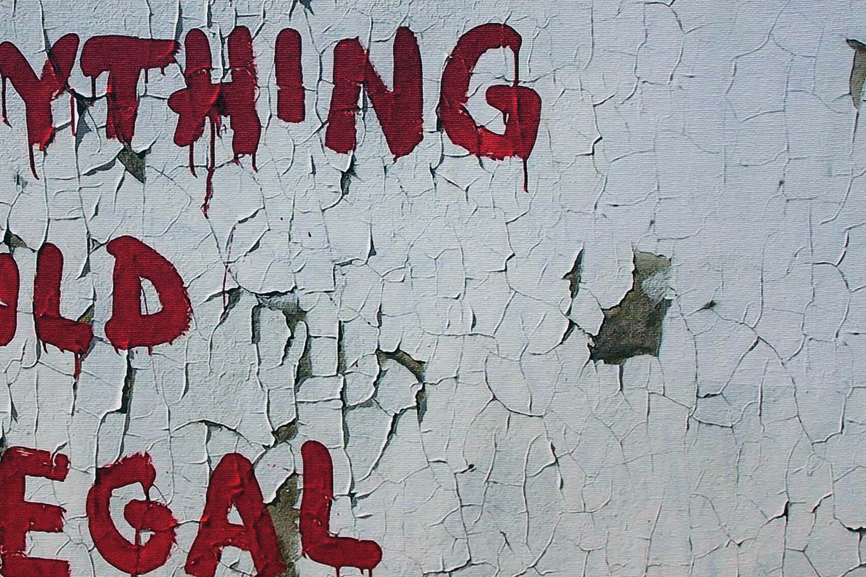 バンクシー「イフ グラフィティ チェンジド エニシング/If Graffiti