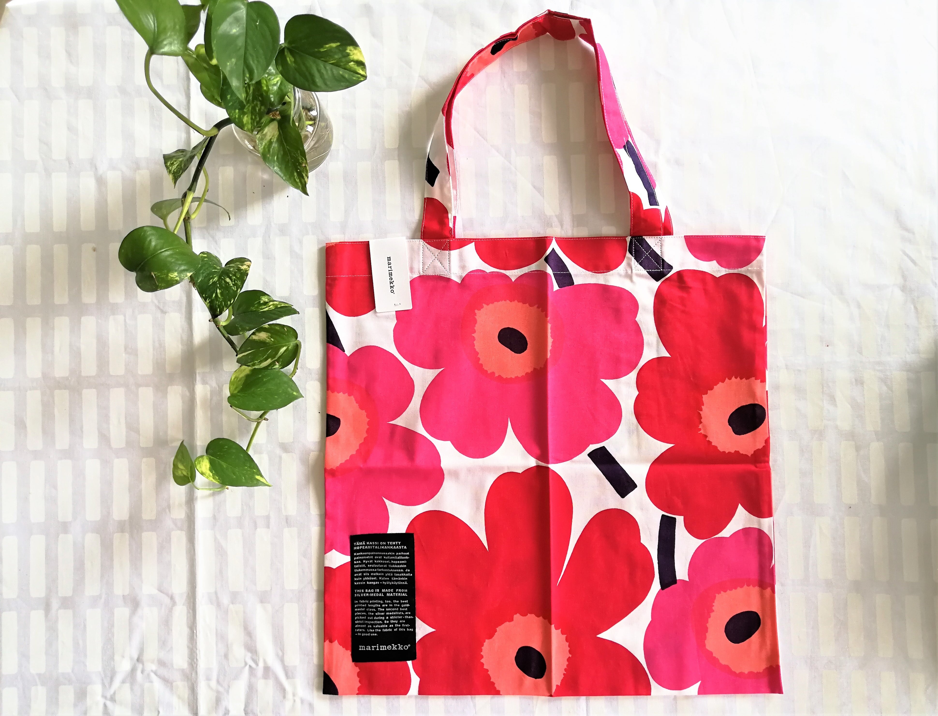 新品] marimekko マリメッコ /UNIKKO ウニッコ /トートバッグ (PKxRD