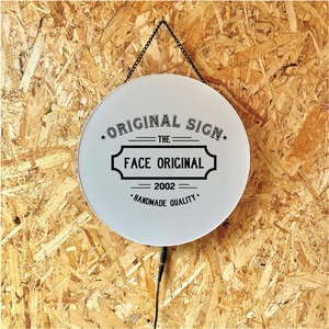 丸型サイン　 ハングサイン　LED看板　正面発光タイプ