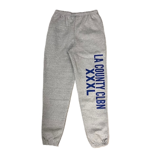 CHILI BEANS #LA County Sweat Pants Heather Gray