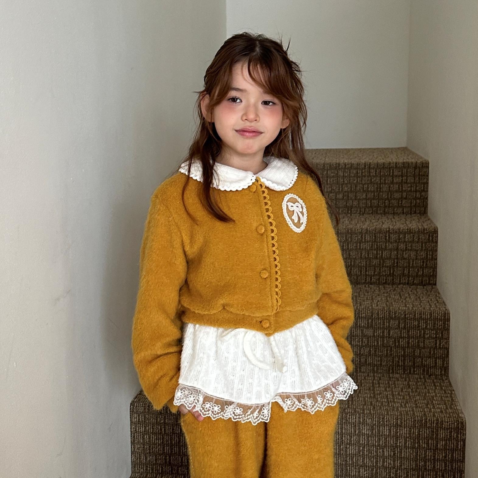 «予約»«ジュニアサイズあり»«elly molly» ハグカーディガン 5colors