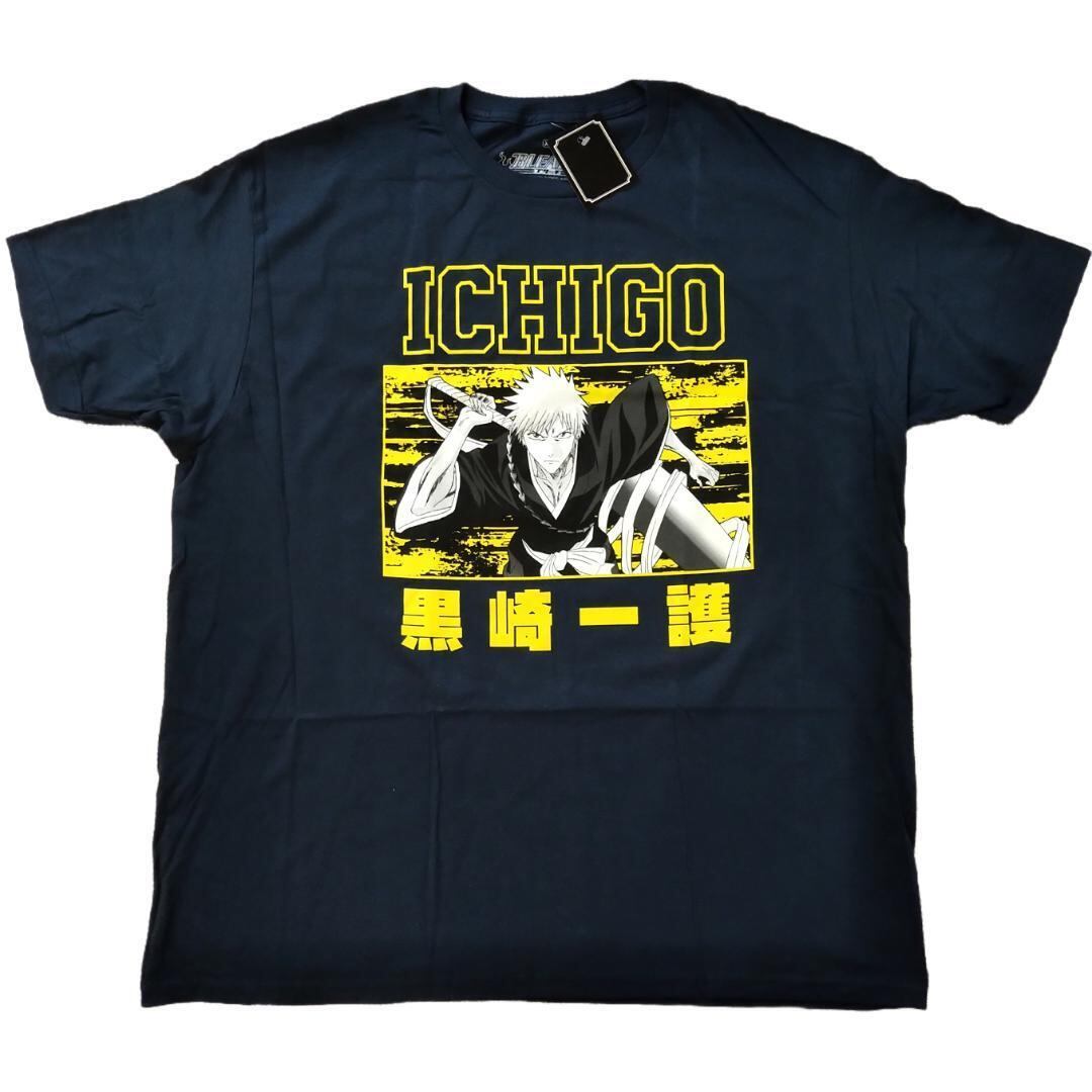 bleach Tシャツ XLサイズ ダークネイビー ブリーチ アニメTシャツ 