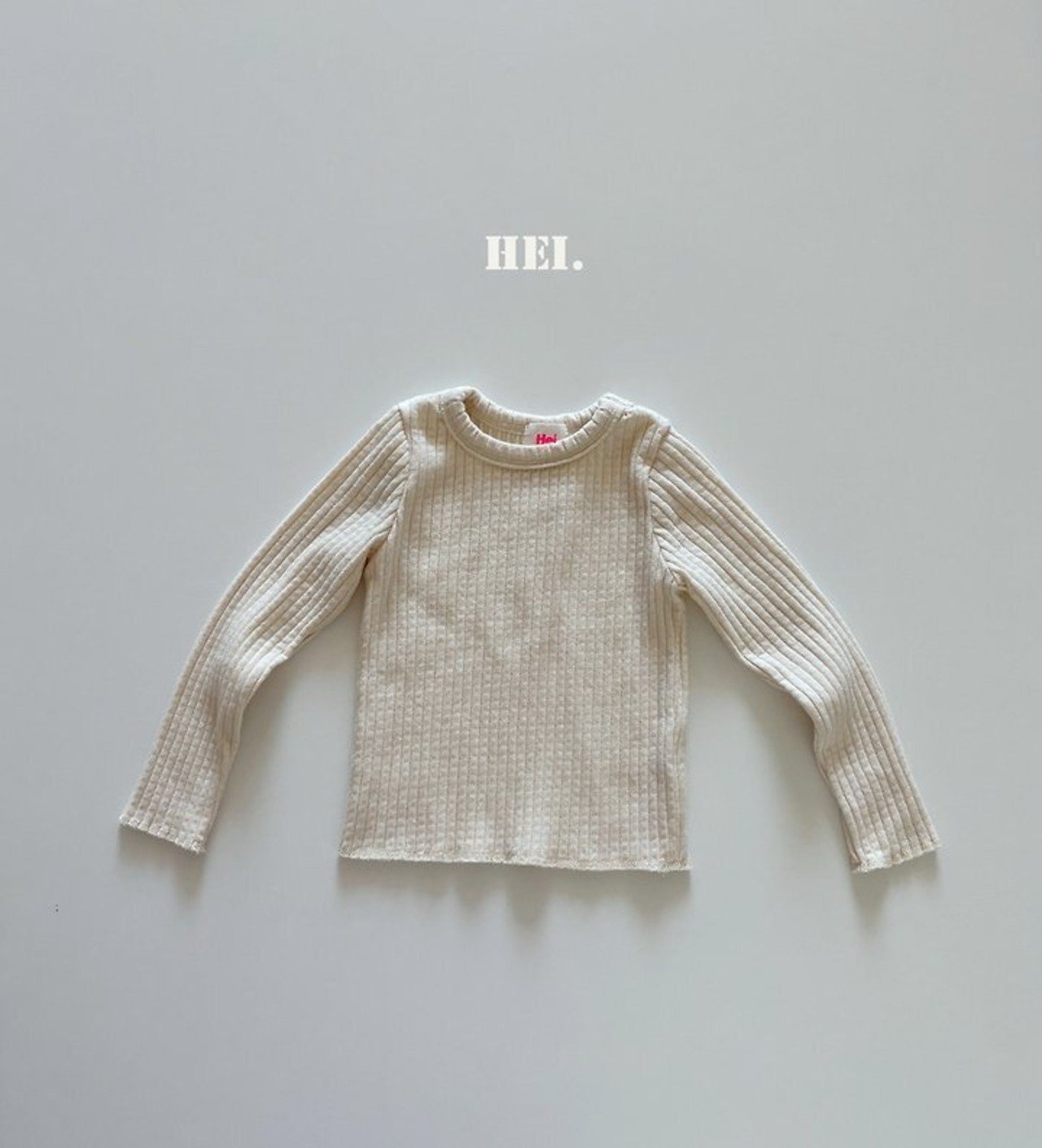 韓国子供服 / 26Autumn / 〖取寄〗Hei / もちもちTシャツ / キッズ服 / カラフル服 / 秋服 *XS~XL*