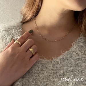 petale chain necklace #N1017