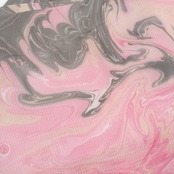 リバーシブル半幅帯 ［バターキャンデーと悪い夢］本墨流し