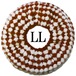 エステバスボール【LLサイズ専用】ふわリング（ブラウン×ホワイト）　 [LL size] fluffy ring  [brown×white color]