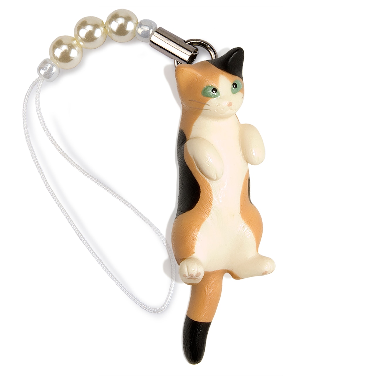 ペットラバーズ 猫どん LadyCat vol,7 三毛 ビーズ ストラップ N-2701