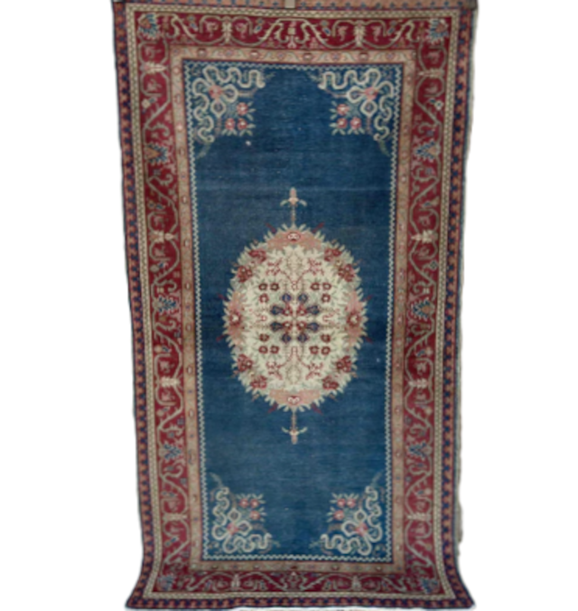 トルコ ヴィンテージラグ TR001 | ギュネイ | 121cm × 227cm