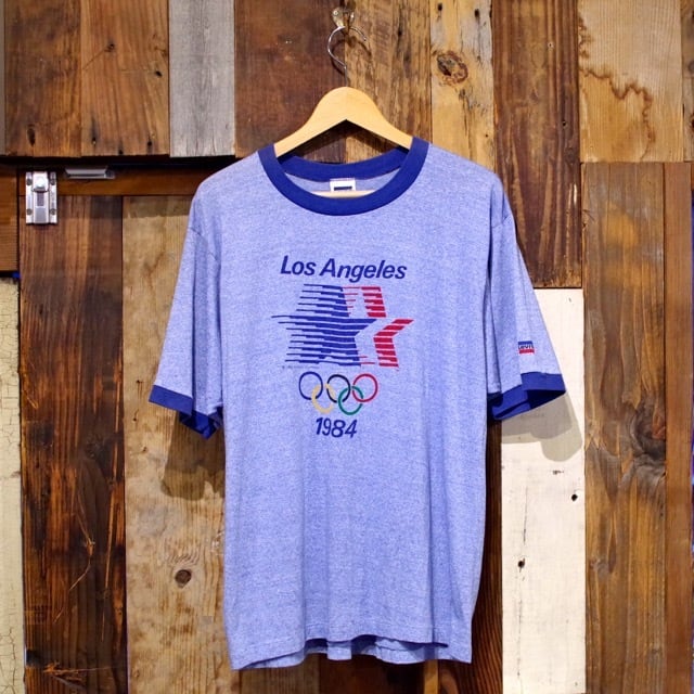 1980s Levi's L.A Olympic Ringer T-shirt / 84年 リーバイス ロス 