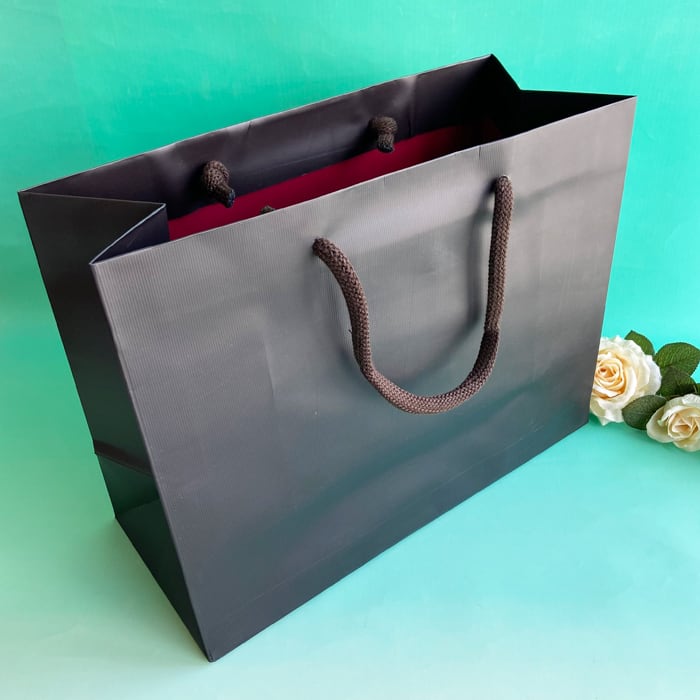 紙袋 エタニティ・マホガニーブラウン（Sサイズ）1枚 ペーパーバッグ 幸せデリバリー（ギフト・結婚式アイテム・手芸用品の通販）