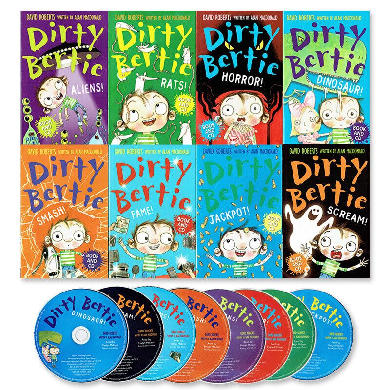 CD付き!やんちゃボーイの笑える日常劇「Dirty Bertie」8冊セット