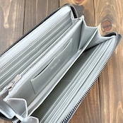 エレファント 長財布 クリスタルブルー