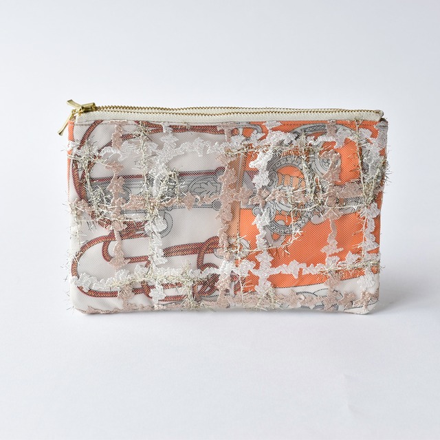 W ZIP POUCH チュール / No,10215