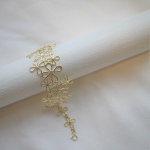 flower bangle (K18)