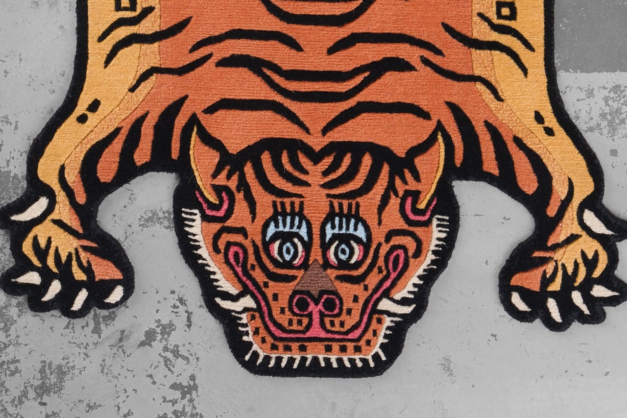 Tibetan Tiger Rug 《Sサイズ•ウール・オリジナル3・クラシックカラー