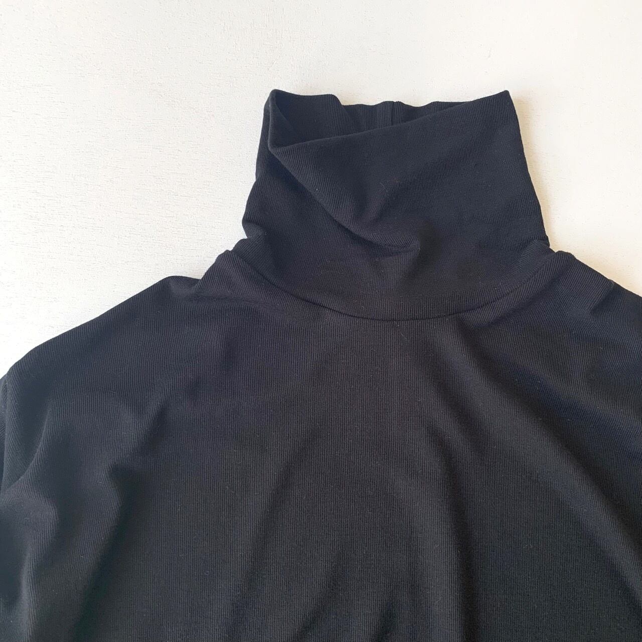 NO CONTROL AIR】シルキーテンセル・ベアフライスタートルネックプル