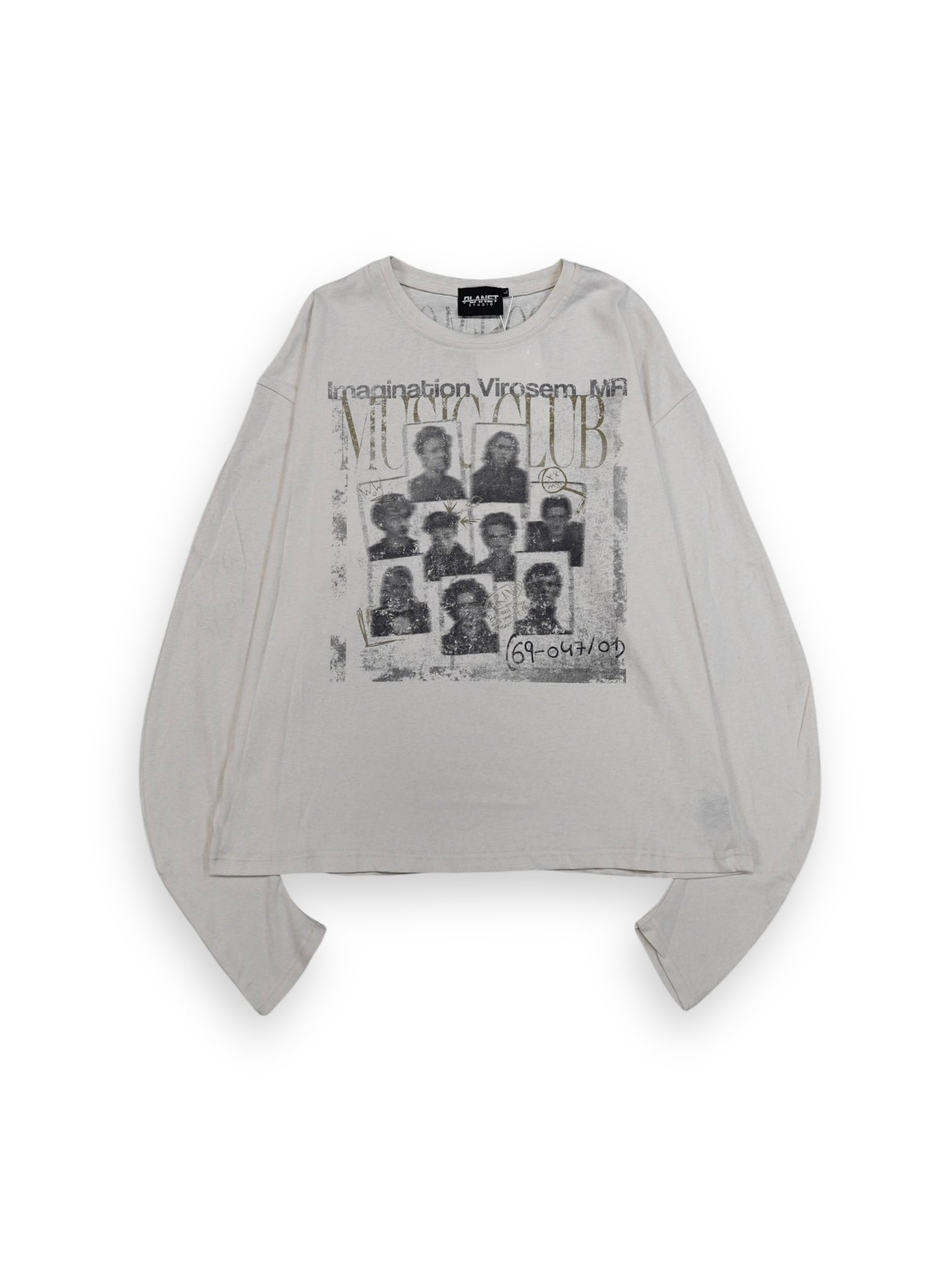 【PLANET STUDIO】MUSIC CLUB Long Sleeve T-shirt