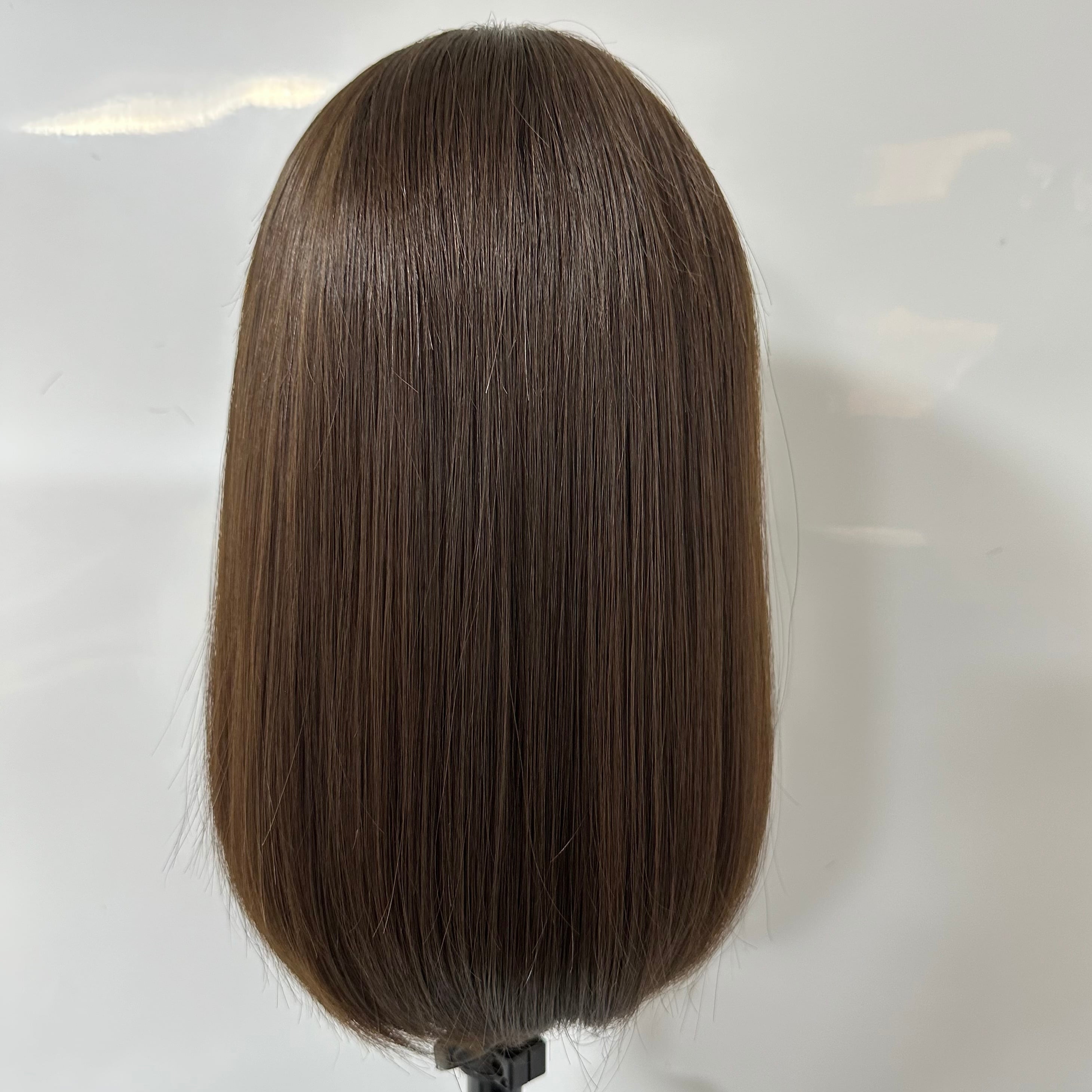 3Dウィッグ軽量 未カット 35cm ナチュラルブラウン系(根元暗め加工