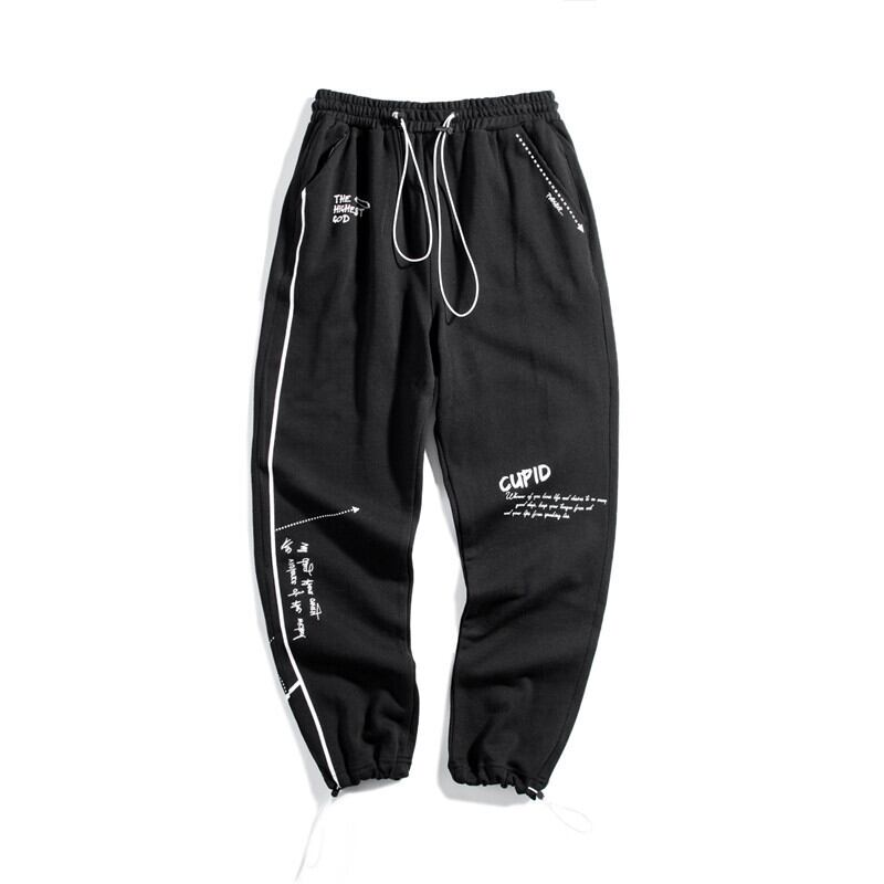 Yidao Vintage 2020 Fall Retro Loose Sweatpants Men's Straight Leg Bottoms Trend Harem Pants レトロ ビンテージ hip6-161188894366148