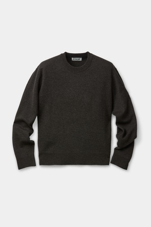 [COOR] Merino Wool Crew Neck Sweater (Melange Brown) 正規品 韓国ブランド 韓国通販 韓国代行 韓国ファッション クール クーア クアー 日本 店舗