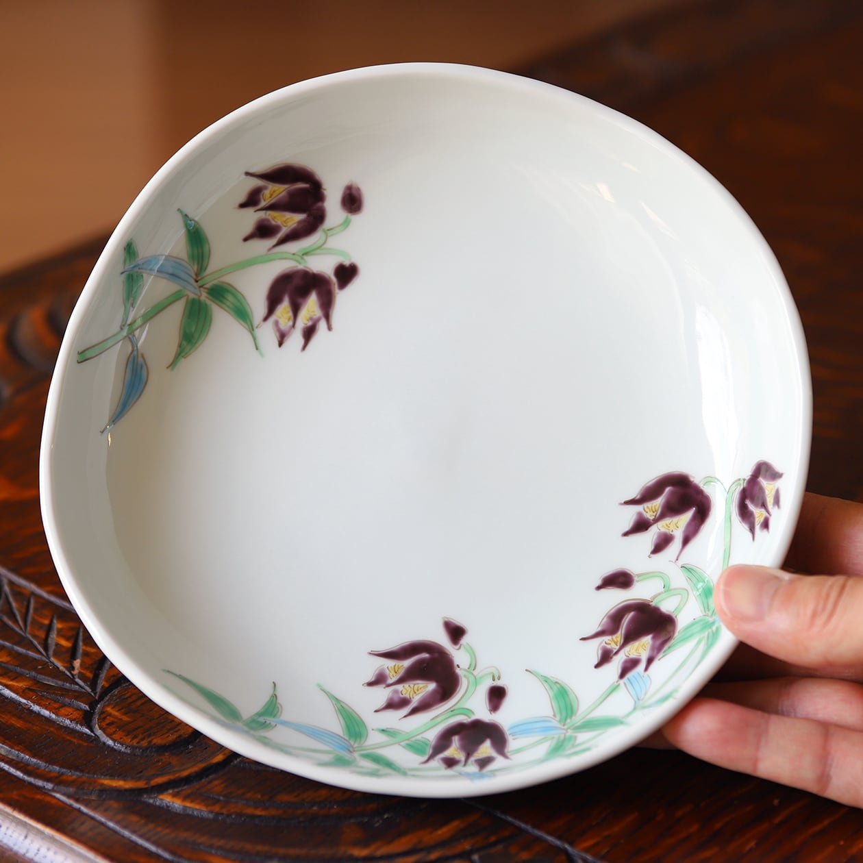 藍水 黒百合 盛鉢 うつわ藍水（波佐見焼） | にっこう生活館 ONLINE